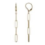 Charles Garnier Paris Paperclip Dangle Earrings 650-647796
