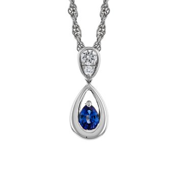 Blue Sapphire Necklace 230-00566