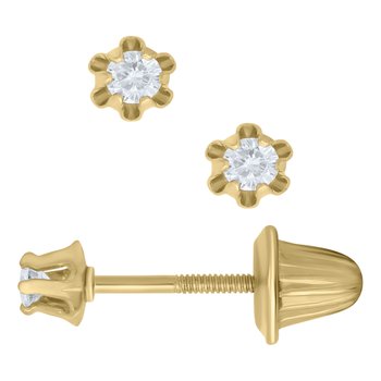 Child's Diamond Stud Earrings 150-16902