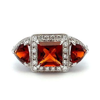 Madeira Citrine Ring 200-07109
