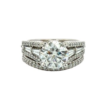 Lab-Grown Diamond Wedding Set Signed " A Jaffee" 801-00282