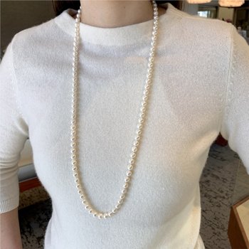 Cultured Pearls Signed "Mikimoto" 800-05186