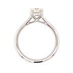 Moses Signature Hidden Halo Engagement Ring 100-04455