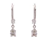 Moses Signature Diamond Leverback Earrings 150-16732