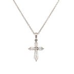 Moses Signature Kite Diamond Cross Necklace 160-14636