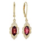Wear-EVERY-Where Garnet Earrings 210-00349