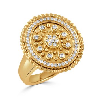 Diamond Signet-style Ring 130-00113