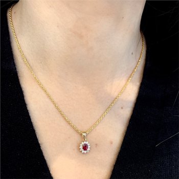 Ruby Necklace 800-05125