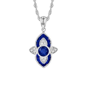 Blue Sapphire Necklace 230-00554