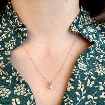 Diamond Solitaire Necklace 800-05451