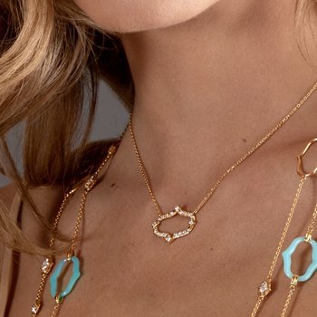 Secret Garden Diamond Necklace 160-14234