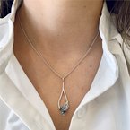Wear-EVERY-Where Shades of Blue Topaz Necklace 230-00510