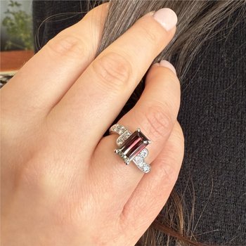 Bi-Color Tourmaline Ring 800-05446