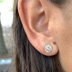 Moses Signature Internally Flawless Diamond Stud Earrings 150-16981