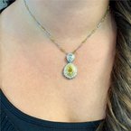 Moses Signature Fancy Color Diamond Necklace 160-14561