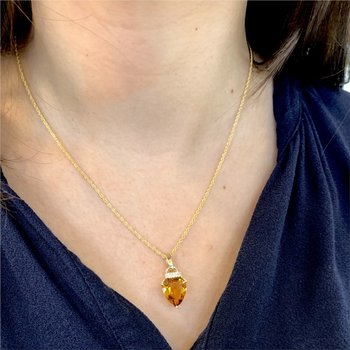 Citrine Necklace 230-00456