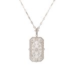 Signature Estate Quartz Filigree Necklace 800-05045