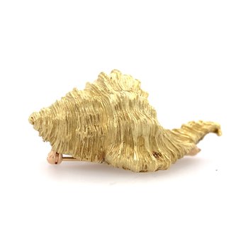 Conch Shell Pin Signed "Kurt Wayne" 800-04427