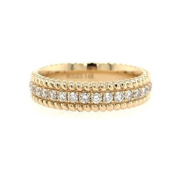Rope Edge Diamond Eternity Band 120-08338