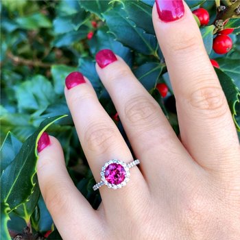 Magenta Rubellite Tourmaline Ring 200-07107