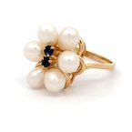 Signature Estate Pearl & Sapphire Ring 800-05320