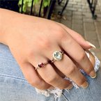 Moses Signature Aquamarine Ring 200-06962