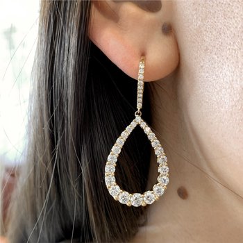 Diamond Dangle Earrings 150-16839