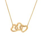 Signature Estate Triple Open Heart Necklace Signed "Tiffany & Co." 800-05197