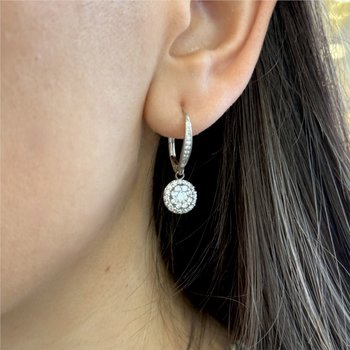 Diamond Leverback Earrings 800-05395