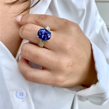Tanzanite Ring 800-05095