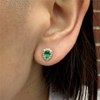 Moses Signature Emerald Earrings 210-00377