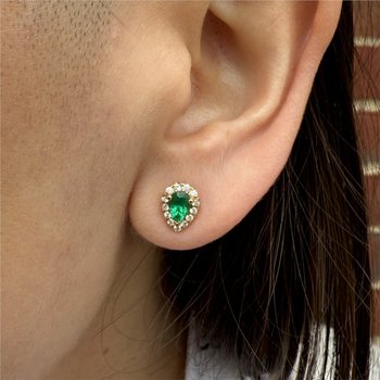 Emerald Earrings 210-00377