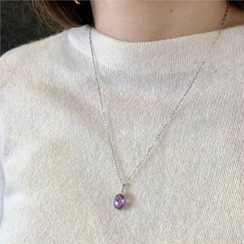 Amethyst Necklace 230-00541