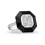 Doves Black Onyx "Deco" Ring 130-00116