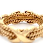 Signature Estate "X" Band Signed "Tiffany & Co. and Schlumberger" 802-00213