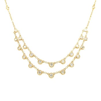 Diamond "Hammock" Necklace 160-14529