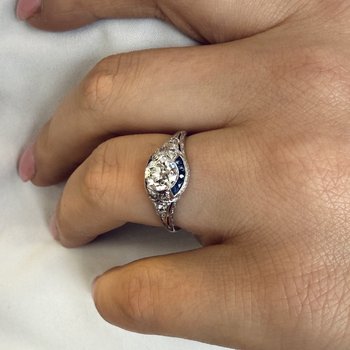 Art Deco Engagement Ring 801-00278