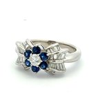 Signature Estate Diamond & Blue Sapphire Ring 800-05431