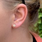 Moses Signature 1.43 Carat TW Diamond Stud Earrings 150-16977