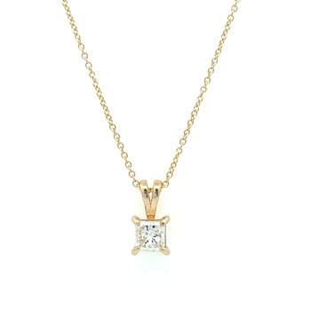 Diamond Solitaire Necklace 160-14685