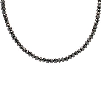 24 Carat TW Mirror Ball Black Diamond Beads 160-14666