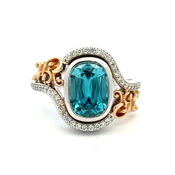 Blue Zircon Ring 200-07135