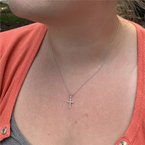 Wear-EVERY-Where Diamond Cross Necklace 160-14600