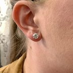 Moses Signature 4.02 Carat TW Diamond Stud Earrings 150-16943