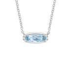 Wear-EVERY-Where Aquamarine Necklace 230-00572