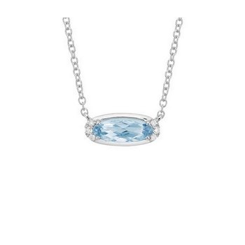 Aquamarine Necklace 230-00572