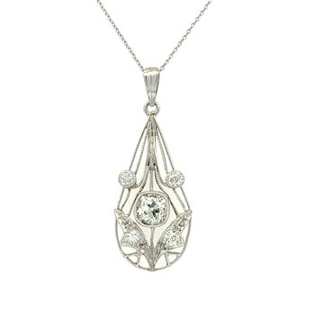 Edwardian Diamond Necklace 800-05440