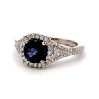 Moses Signature Violet Blue Spinel Ring 200-07110