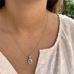 Moses Signature Green Sapphire Necklace 230-00449