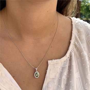 Green Sapphire Necklace 230-00449